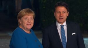 Virus bond, Angela Merkel e Giuseppe Conte