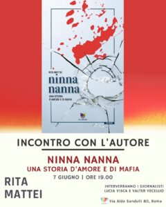 Ninna Nanna, La copertina di "Ninna Nanna", un libro di Rita Mattei sulla mafia