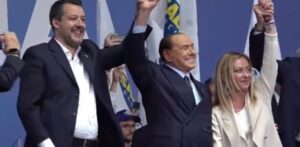 In Italia i salari più bassi, Matteo Salvini, Silvio Berlusconi e Giorgia Meloni