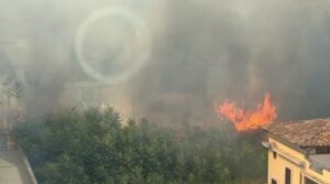 Roma brucia, Un incendio ha devastato un costone di Monte Mario a Roma