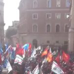 Industria dell'auto, Corteo dei metalmeccanici a Roma